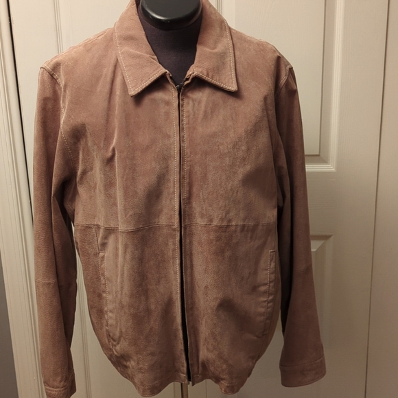 Men's Suede Jacket - Picture 1 of 7